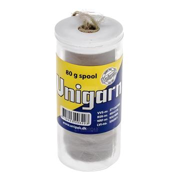 Пакля, льон сантехнічний Unigarn 80g UNIPAK (катушка в тубусі)