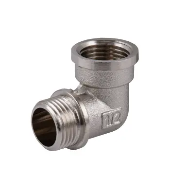 Кутник 1/2″ВЗ нікельований NL333S OPTIMUM