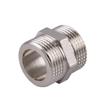 Ніпель 3/4″ЗЗ нікельований під прокладку NN442G OPTIMUM