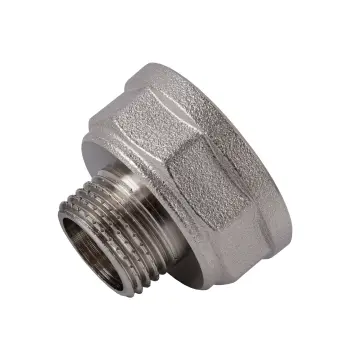Перехідник редукційний 1″х1/2″ВЗ нікельований восьмигранний NK533O OPTIMUM