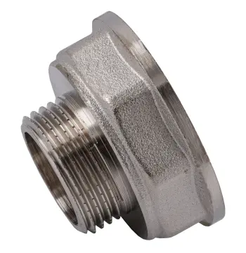 Перехідник редукційний 1 1/2″х1″ВЗ нікельований восьмигранний NK753O OPTIMUM