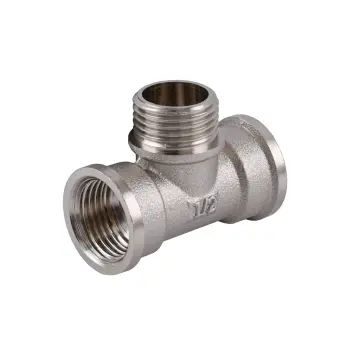 Трійник 1/2″ВЗВ нікельований NT336S OPTIMUM