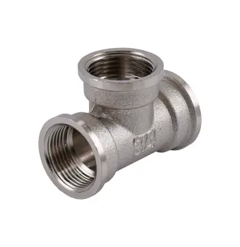 Трійник 3/4″ВВВ нікельований NT441S OPTIMUM