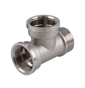 Трійник 3/4″ВВЗ нікельований NT444S OPTIMUM