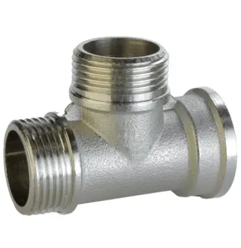 Трійник 3/4″ВЗЗ нікельований NT445S OPTIMUM