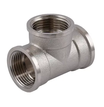 Трійник 1″ВВВ нікельований NT551S OPTIMUM