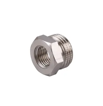 Футорка 1/2″х1/4″ЗВ нікельована (манометр) NF313S OPTIMUM