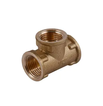 Трійник 1/2″ВВВ латунний LT331S OPTIMUM