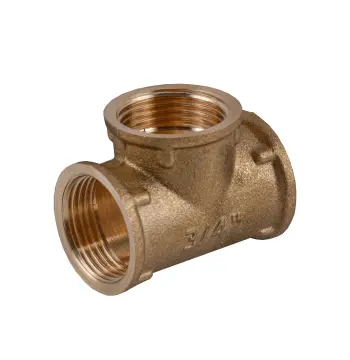 Трійник 3/4″ВВВ латунний LT441S OPTIMUM