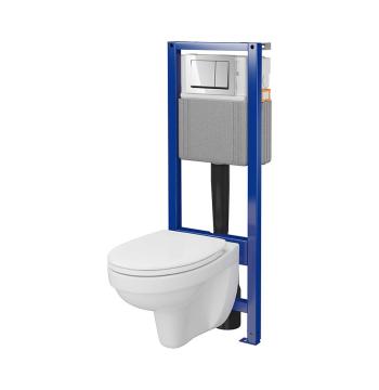 КОМПЛЕКТ С44: ІНСТ СИС-МА SYSTEM 40 MEХАН+ CERSANIA 414 з дюр сид LIFT+ кнопка змиву ENTER II хром