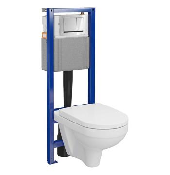 КОМПЛЕКТ С45: ІНСТ СИС-МА SYSTEM 40 MEХАН+ ZIP 413 з дюр сид LIFT+ кнопка змиву ENTER II хром