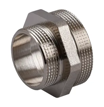 Ніпель редукційний 2″х1 1/2″ЗЗ нікельований NN872S OPTIMUM