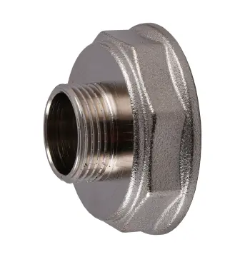 Перехідник редукційний 2″х1″ВЗ нікельований восьмигранний NK853O OPTIMUM