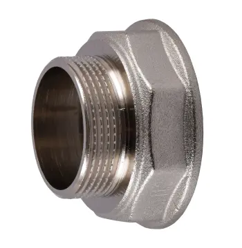 Перехідник редукційний 2″х1 1/2″ВЗ нікельований восьмигранний NK873O OPTIMUM