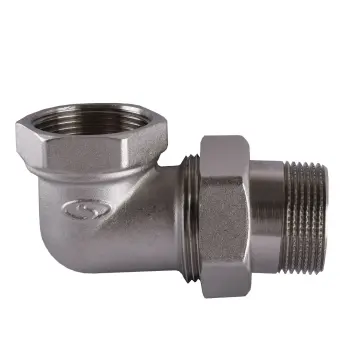 Сгон-американка угловой SOLOMON 2″ НИКЕЛЬ 1600