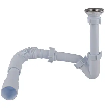 Сифон OPTIMUM для біде з різьбовим випуском та гофротрубою 32 * 40/50 OPTI 18050