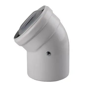 Коліно 45 градусів, d=60/100 mm CE.00.30 C Конденсаційне