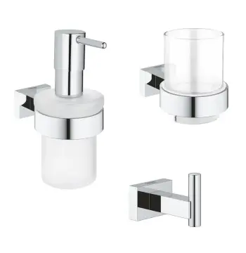 Набір аксесуарів 3в1 Grohe Essentials Cube (BF40511EC)