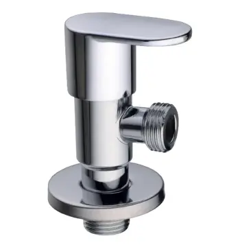 Кран для підключення сантехприладів Champion VAL-08 1/2x1/2 Chrome (нерж. сталь) (CH6198)