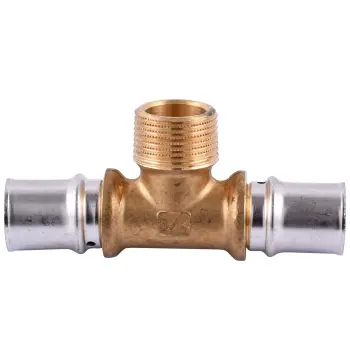 Трійник із зовнішньою різьбою прес APE ITALY AP 133 20х3/4″х20