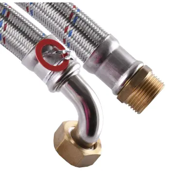 Шланг антивібраційний кутовий SOLOMON 1″ ЗВ 1,0м HS3001