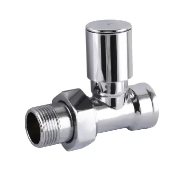 Кран вентильний прямий з американкою SOLOMON 3/4″ CHROM 1865