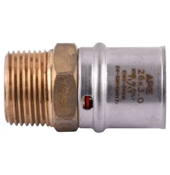 Муфта із зовнішньою різьбою прес APE ITALY AP 101 3/4″х26