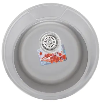 Мийка кухонна HAIBA 490 (satin) (HB0534)