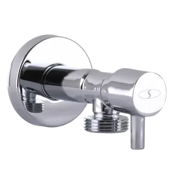 Кран полуоборотный угловой SOLOMON 1/2″х1/2″ Lazer 7076 ( 2 ШТ)