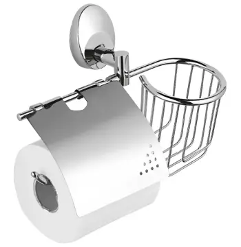 Паперотримач Haiba HB1603-1 з кришкою та кошиком (HB0739)