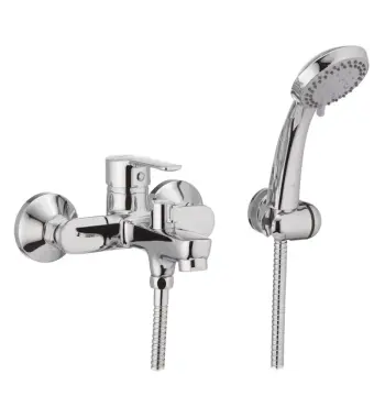 Однорычажный смеситель для ванны Haiba Marco 009 латунный с коротким изливом (HB0877)