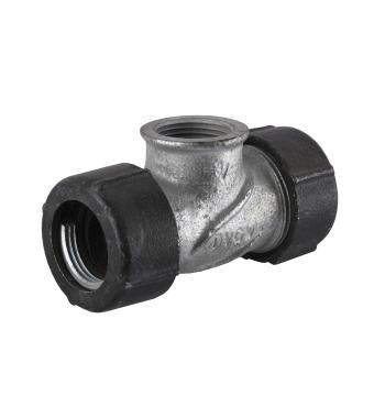 З'єднання зажимне потрійне 1/2″(Ø20мм)х1/2″В чавунне QТ Gebo