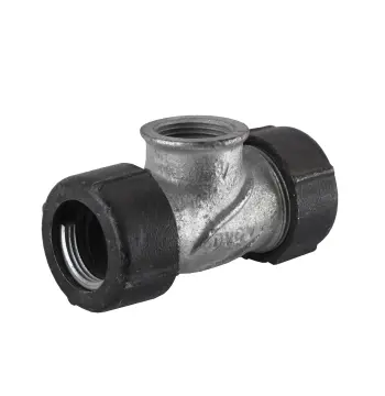З'єднання зажимне потрійне 1 1/4″(Ø40мм)х1 1/4″В чавунне QТ Gebo