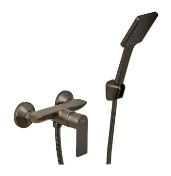Змішувач для душу Haiba Alex 003 латунний графітовий одноважільний (HB3995)