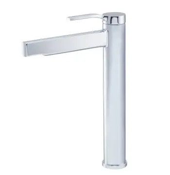 Змішувач для умивальника Haiba Lemon 001 Hight латунний хромований високий (HB9586)