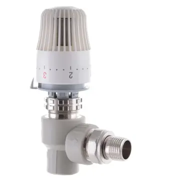 Кран термостатичний з термоголовкою кутовий 20x1/2 PPR KOER K0153.PRO (KP0195)