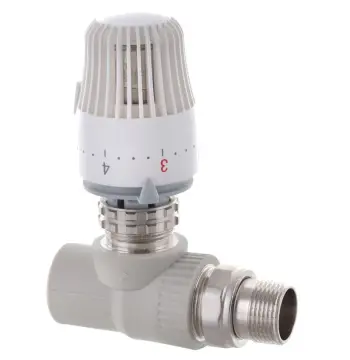 Кран термостатичний з термоголовкою прямий PPR 20x1/2 Koer K0156.PRO (KP0199)
