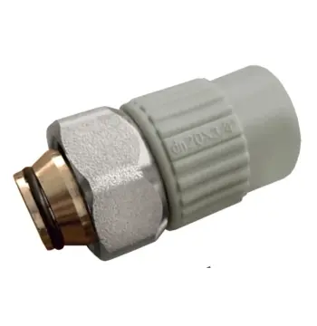 Муфта з євроконусом і накидною гайкою 20x3 /4 PPR Koer K0240.PRO (KP2606)