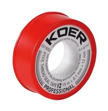 ФУМ стрічка для води Koer ST-01 15M * 0.1mm * 12mm (KR0119)