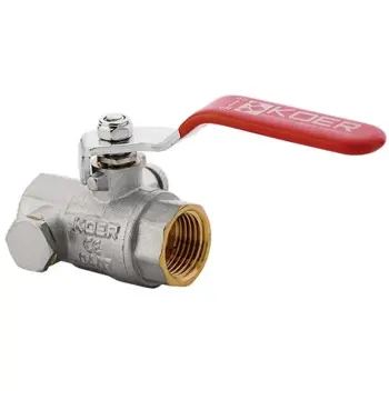 Кран кульовий з дренажем і відводом повітря 1/2" ГГР Koer KR.260 (KR0152)