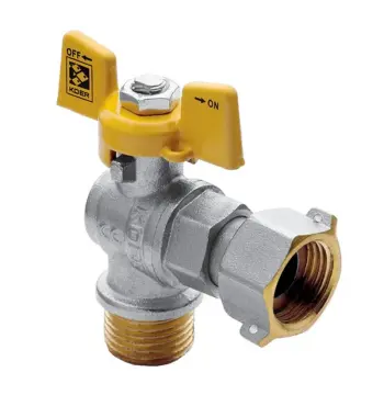 Кран з накидною гайкою 1/2" ГШМ газ кутовий Koer KR.221.G (KR0168)