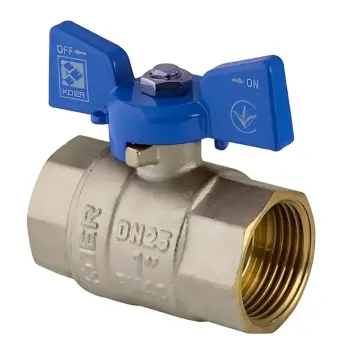 Кран кульовий Koer 1" ГГМ (KR.217.B) синій (KR2718)
