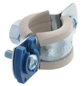 Хомут трубний оцинкований Koer KCB.10.G 1/2" (20-25) сірий (KR2784)