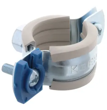 Хомут трубний оцинкований Koer KCB.10.G 3/4" (26-30) сірий (KR2785)