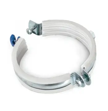 Хомут трубний оцинкований Koer KCB.10.G 6'' (159-166) сірий (KR2794)