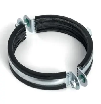 Хомут трубний оцинкований Koer KCB.20 1-1 /2" (47-51) чорний (KR2799)