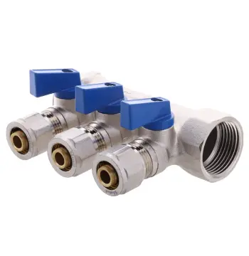 Колектор для теплої підлоги Koer KR.1126-3 1"x3 ways (KR2839)