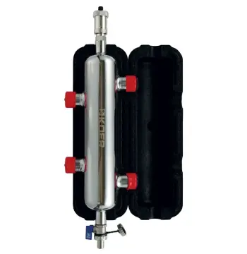 Гідрострелка Koer KR.S1031 2/2 (з воздухоотвод. І дренаж. краном) 1"НР SUS304 (KR2958)