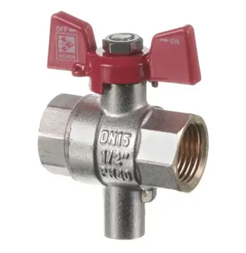 Кран ГГБ для підключення датчика температури Koer KR.230 - 1/2" (KR3067)