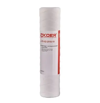 Картридж із поліпропіленової нитки PP10 2,5"х10" KOER KV-02-2510-10 (старий артикул KV.0110) (KR3161)